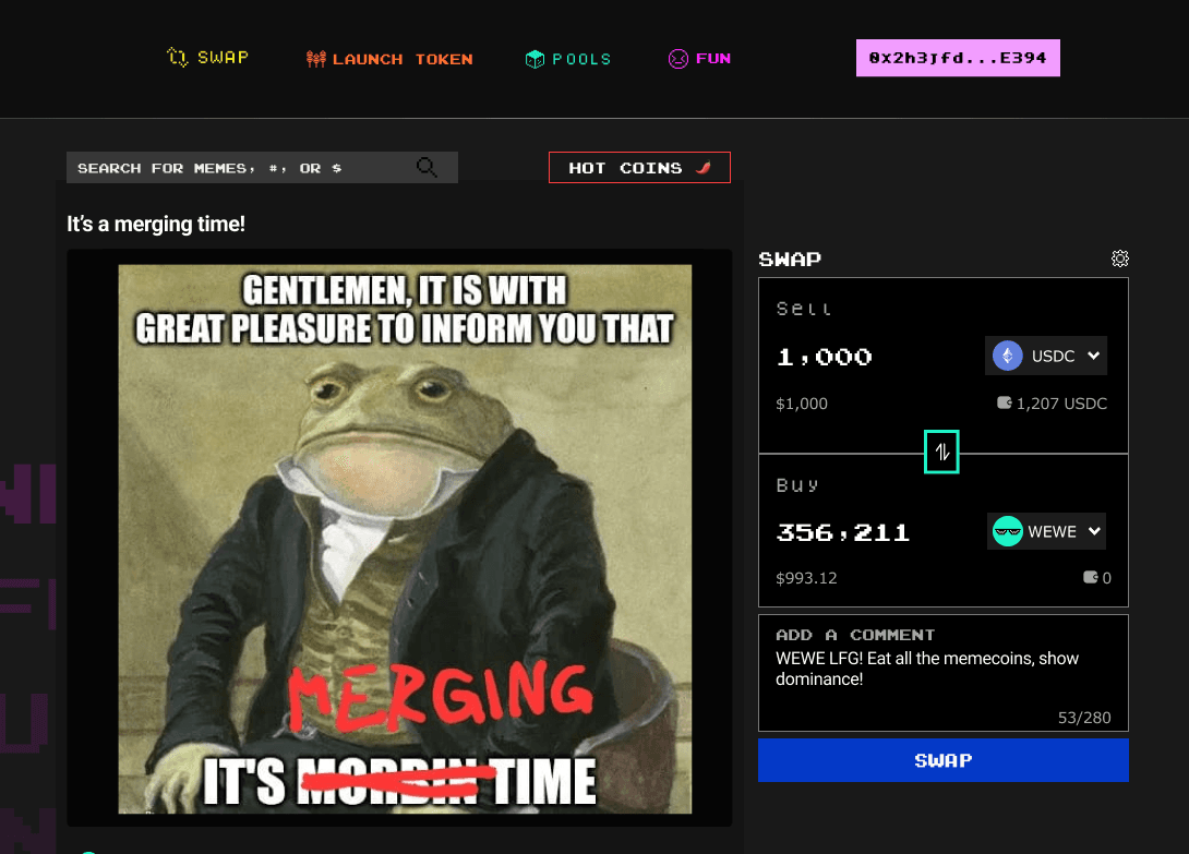 Crypto 9GAG background